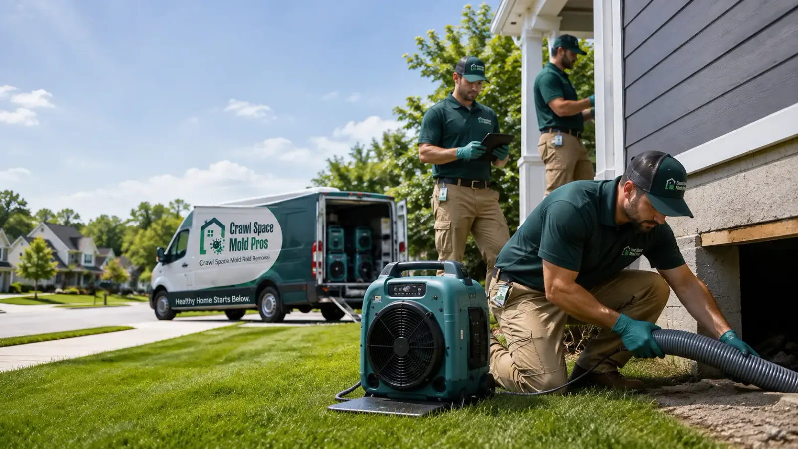 Crawl Space Mold Removal in Grimes, CA